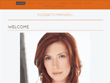 Tablet Screenshot of aboutelizabethmaxwell.com